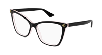 Eyeglasses frame Gucci Woman GG1817O003 BLACK BLACK TRANSPARE55 - GG1817O003 BLACK BLACK TRANSPARE55